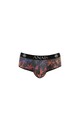 CHILLTul - Slip Uomo Nero con Stampa Colorata | Intimo Sessuale di Alta Qualità