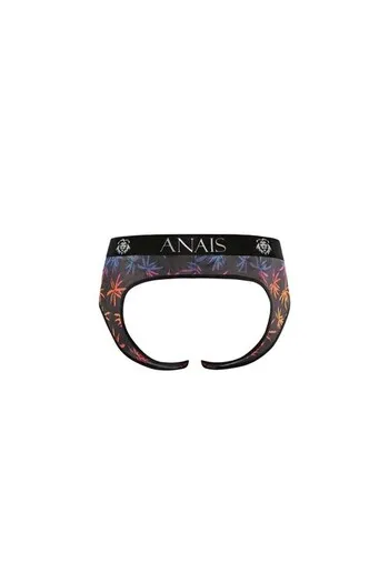 CHILLTul - Slip Uomo Nero con Stampa Colorata | Intimo Sessuale di Alta Qualità