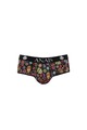Bikini Slip MEXICO Anais Apparel - Lingerie Maschile Sexy con Stampa Fiori e Teschi
