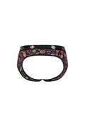 Bikini Slip MEXICO Anais Apparel - Lingerie Maschile Sexy con Stampa Fiori e Teschi