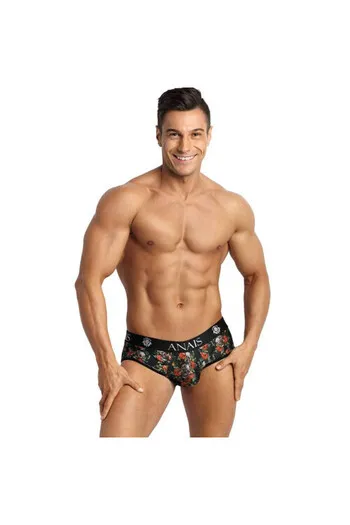 Bikini slip rosa con teschi per uomo - Moda sexy