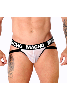 MX26X1 JOCK White Semi-Transparent Jockstrap - Support & Sensuality