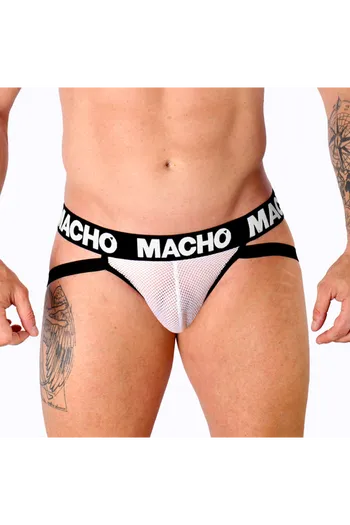 MX26X1 JOCK White Semi-Transparent Jockstrap - Support & Sensuality