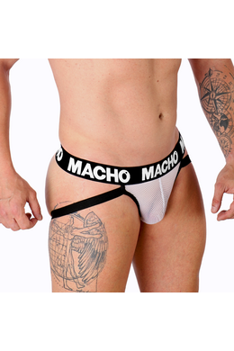 Suspensorio Semitrasparente MX26X1 JOCK Bianco - Eleganza e Sensualità