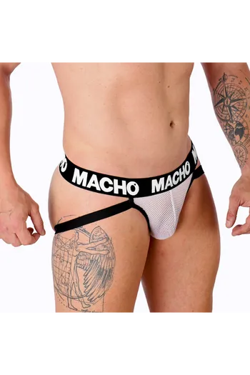 MX26X1 JOCK White Semi-Transparent Jockstrap - Support & Sensuality