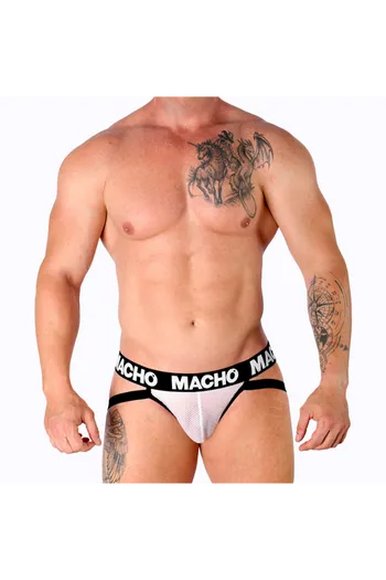Suspensorio Semitrasparente MX26X1 JOCK Bianco - Eleganza e Sensualità