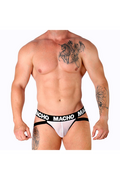 Suspensorio Semitrasparente MX26X1 JOCK Bianco - Eleganza e Sensualità