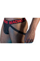 Semi-Transparent MX26X2 JOCK Suspensory Black and Red with Elastic Fabric - Support and Sensuality