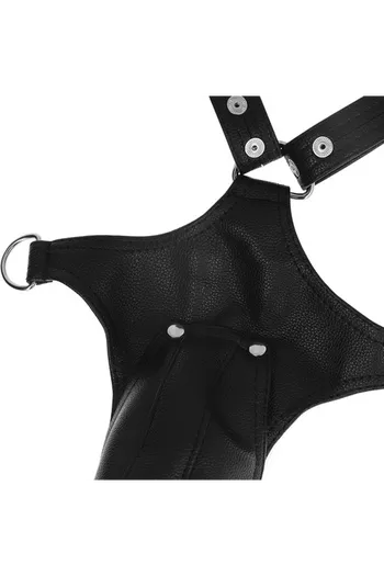 FETISH SUBMISSIVE ATTITUDE - IMBRACATURA IN ECOPELLE A FORMA DI V PER UOMO