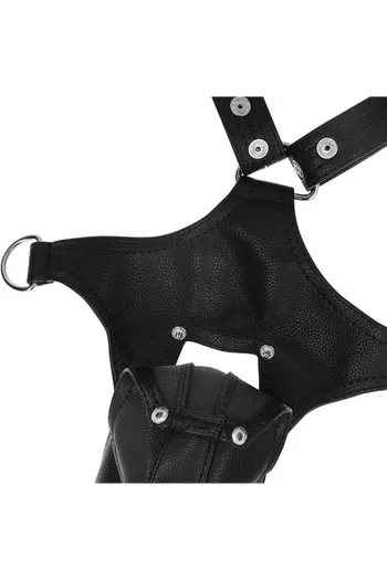 FETISH SUBMISSIVE ATTITUDE - IMBRACATURA IN ECOPELLE A FORMA DI V PER UOMO