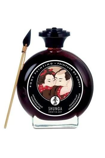Shunga Liquid Chocolate - Edible Erotic Game with Brush