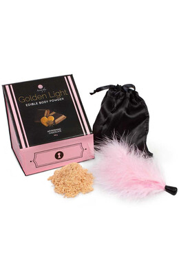 Edible Glitter Powders with Chocolate, Cinnamon & Ginger - Unique Sensory Experience