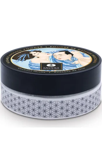 Shunga Coconut Excitement Powder | Sensual Dry Massage Without Grease