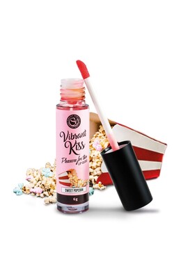 Vibrating Lip Gloss for Oral Sex - Explosive Sensations | 6 Edible Flavors