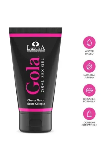Gola Oral Pleasure Cherry: Edible Gel for Oral Sex with Sensual Aroma
