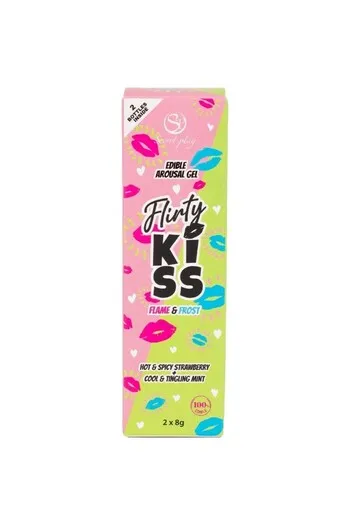 Flirty Kiss: Gels per Baci e Sesso Orale con Effetti Caldo e Freddo