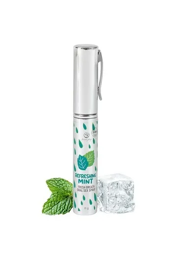 Refreshing Mint Mouth and Throat Spray - Fresh Breath for Hours | Enhance Intimacy