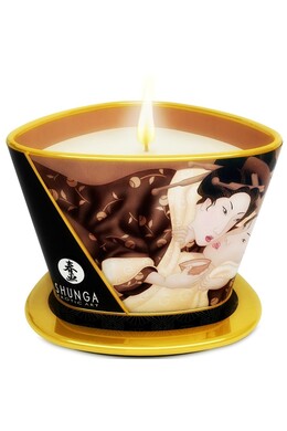 Shunga Massage Candle - Sensual Relaxation with Chocolate Aroma