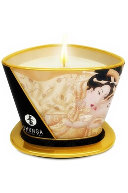 Shunga Massage Candle: Sensuality and Intimacy with Warm Oil and Vanilla Scent
