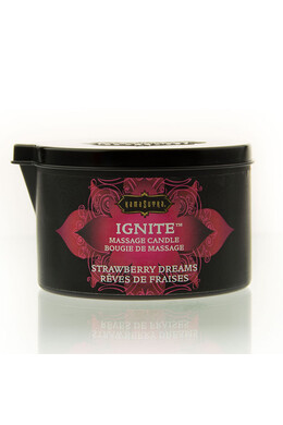 Kamasutra Massage Candle: Sensuality and Intimacy with Strawberry Dreams Fragrance