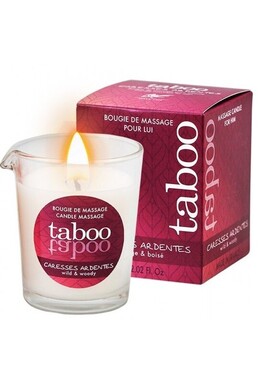 Candela Massaggio Uomo: Olio Naturale 100% e Fragranza di Felce - Provenza