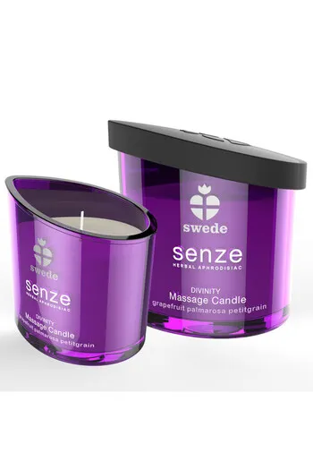 SWEEDE SENZE DIVINITY VELA DA MASSAGGIO - POMPELMO, PALMAROSA, PETITGRAIN - 50 ML | Sensuale e Afrodisiaco