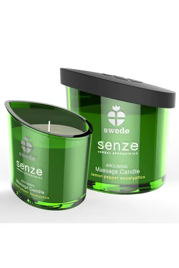 SWEEDE Sensual Massage Candle - Lemon, Pepper, Eucalyptus - 50ml | Enhance Your Love Life
