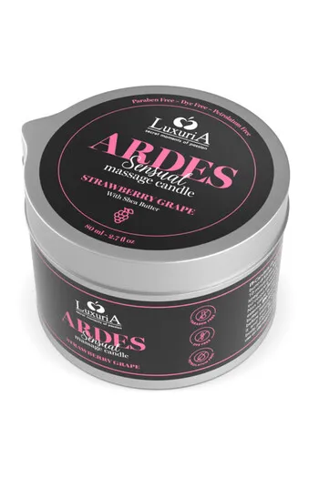 Luxuria Ardes Massage Candle Grape/Strawberry - Enhance Your Intimate Moments