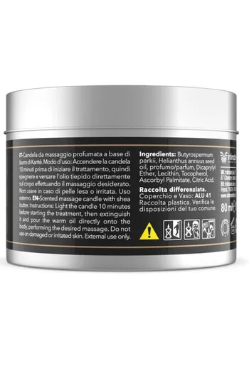 Luxuria Ardes Massage Candle Isabella Grape - Sensual Candle with Shea Butter