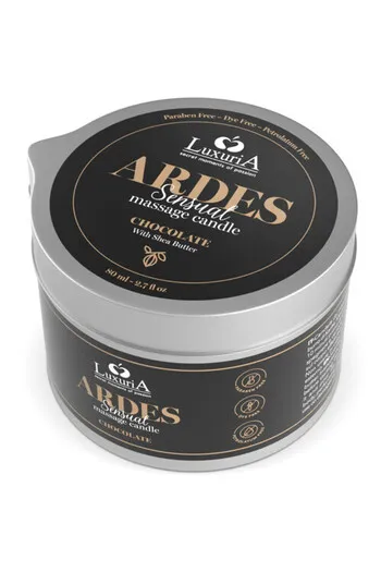 Luxuria Ardes Vela da Massaggio Uva Isabella - Candela Sensuale con Burro di Karité