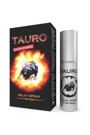 Tauro Extra Power - Spray Ritardante Naturale per Uomini | Sensibilità Intatta