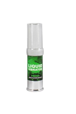 Fresh Liquid Vibrator - Unisex Intimate Gel with Cooling Effect and Vibrations