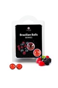 Single-Dose Brazilian Ball Lubricant - Forest Fruits Flavor for Sensual Massages