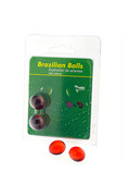 Pack 2 Brazilian Balls Gel Intimo - Esplosione di Piacere con Aroma Fragola e Cioccolato | Diablo Picante