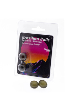 PACK 2 BRAZILIAN BALLS EXCITING GEL - Power Effect | Diablo Picante