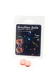 Pack 2 Brazilian Balls Gel Eccitante con Effetto Vibrazione - Diablo Picante