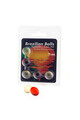 PACK 5 BRAZILIAN BALLS EXCITING GEL - Super Hot Effect for Sensual Massages