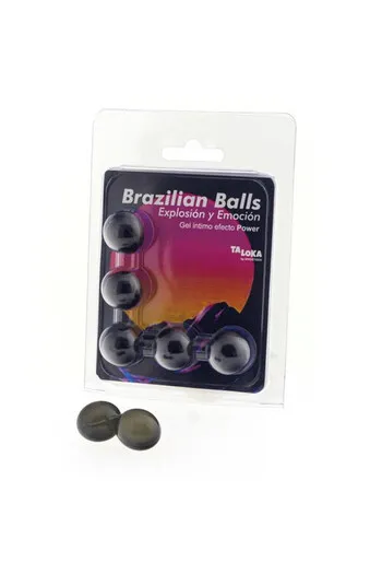 PACK 5 BRAZILIAN BALLS GEL ECCITANTE - Effetto Power | Diablo Picante
