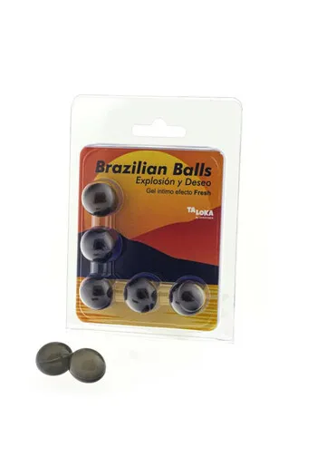 Pack 5 Brazilian Balls Gel Eccitante - Effetto Freschezza | Diablo Picante