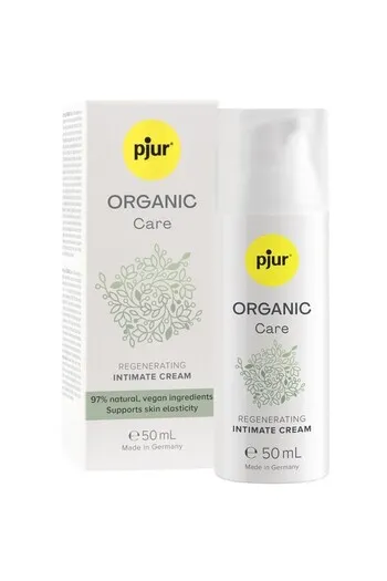 Crema Intima Rigenerante pjur ORGANIC Care | Idratazione Intensa per Pelli Sensibili