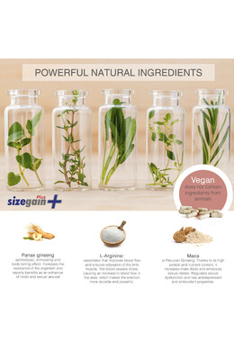 SizeGain Plus: Integratore per Potenza e Crescita Maschile