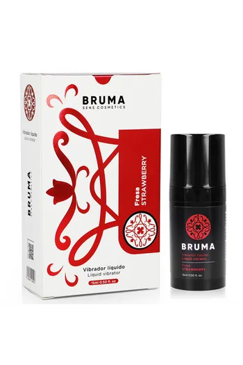 Strawberry flavored vibrating intimate gel for intense pleasure
