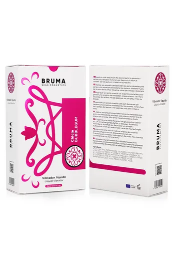 Gel vibrante gusto gomma da masticare per intimità