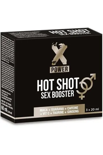 Hot Shot Sex Booster - Afrodisiaco Naturale per Uomini e Donne | XPOWER