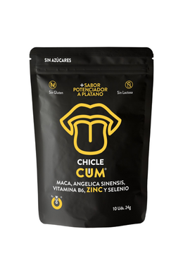 WUG GUMS CUM - Male Fertility Gum with Maca and Vitamins | Natural Supplement