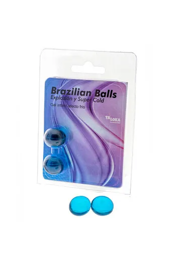 PACK 2 BRAZILIAN BALLS EXCITING GEL - COLD EFFECT | Diablo Picante