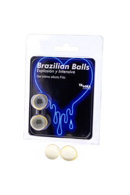 Pack 2 Brazilian Balls Excitement Gel - Cold and Vibration Effect | Diablo Picante
