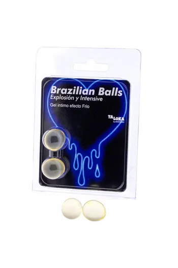 PACK 2 Palle Brasiliane Gel Eccitante - Effetto Freddo e Vibrazione | Diablo Picante