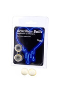 PACK 2 Palle Brasiliane Gel Eccitante - Effetto Freddo e Vibrazione | Diablo Picante