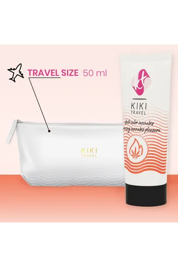 Kikí Travel: Lubrificante Intimo a Effetto Calore con Sapore Cannabis | Massima Performance